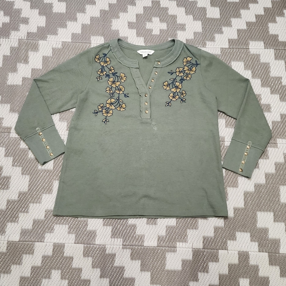 Coldwater Creek Floral Blouse